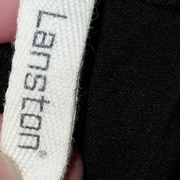 EUC Lanston Black Surplice Drape Top - Size Small! - Picture 11 of 12